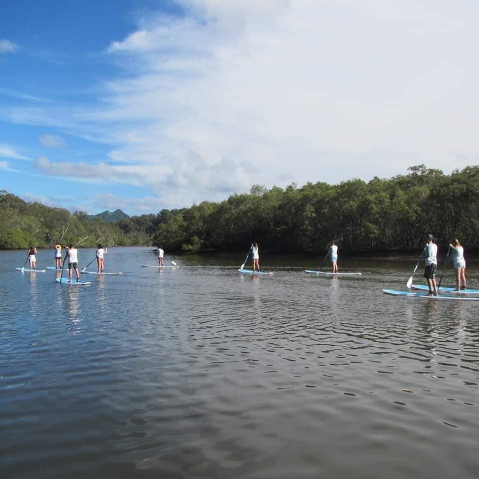 2. Paddle boarding